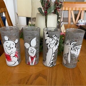 NWOT Winnie the Pooh and Friends Tall Glassware Set